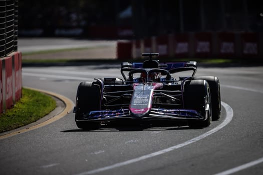 MELBOURNE, AUSTRALIA - MARCH 22: Esteban Ocon of France drives the Alpine A524 Renault during second practice in the 2024 Australian Grand Prix at Albert Park in Melbourne, Australia