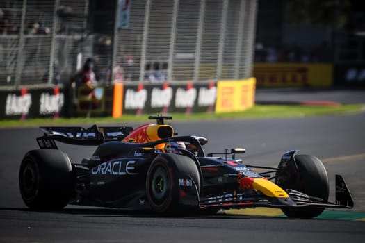 MELBOURNE, AUSTRALIA - MARCH 22: Max Verstappen of the Netherlands drives the Oracle Red Bull Racing RB20 during second practice in the 2024 Australian Grand Prix at Albert Park in Melbourne, Australia