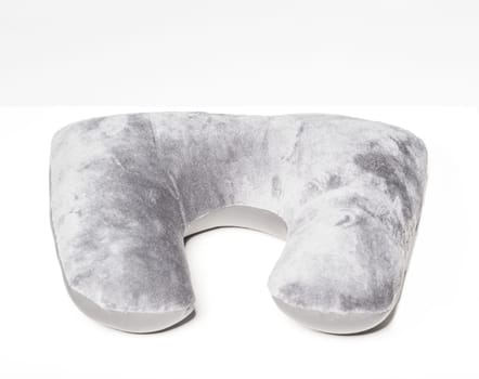 travel cervical pillow isolated on a white background