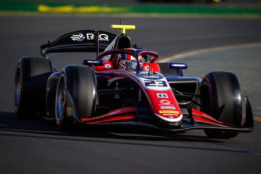 MELBOURNE, AUSTRALIA - MARCH 22: Roman Stanek of Czech Republic and Trident during qualifying at the 2024 Formula 2 Australian Grand Prix at Albert Park in Melbourne, Australia