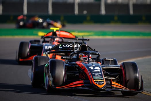 MELBOURNE, AUSTRALIA - MARCH 22: Enzo Fittipaldi of Brazil and Van Amersfoort Racing during qualifying at the 2024 Formula 2 Australian Grand Prix at Albert Park in Melbourne, Australia