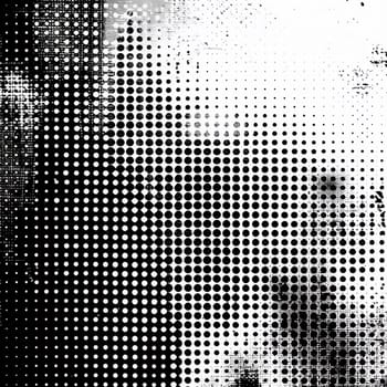 Trendy grunge texture retro halftone grain effect. Dotted negative photocopy texture. Y2k vintage background. Ai generative. 