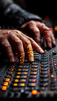 Fingers typing on a braille reader, showcasing accessibility and communication.