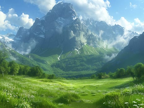 Nature wallpapers with a breathtaking mountain landscape, ideal for inspiration and desktop backgrounds.
