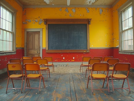 Stock footage of a lively dance performance, bringing cultural expression and movement to life. School classroom with empty chairs and chalkboard, symbolizing education and learning.