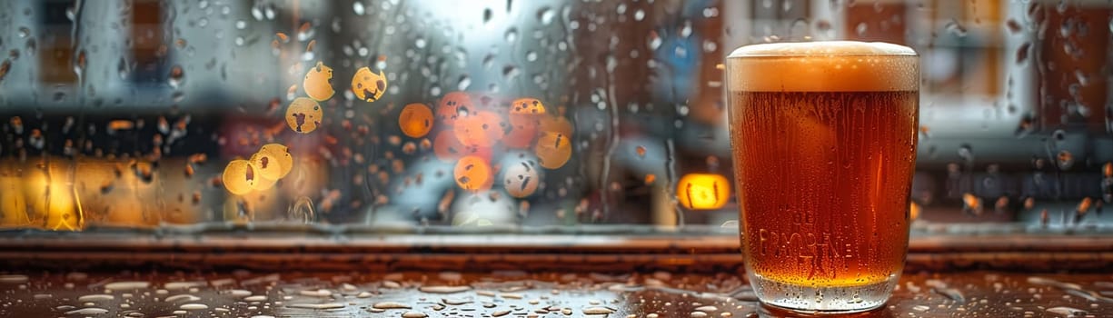 Irish Coffee in a Dublin cafe, with a backdrop of rain-streaked windows and literary history.