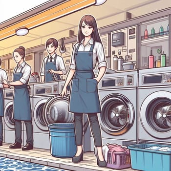 Dry cleaning services at home for the washing clothes
