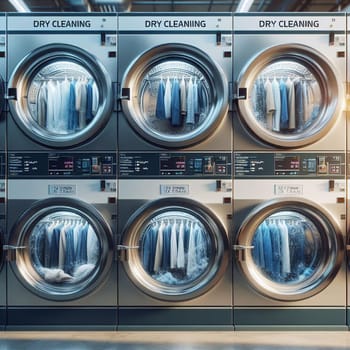 Dry cleaning services at home for the washing clothes