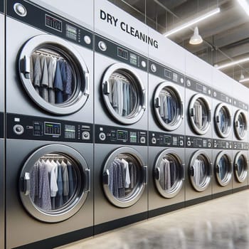 Dry cleaning services at home for the washing clothes
