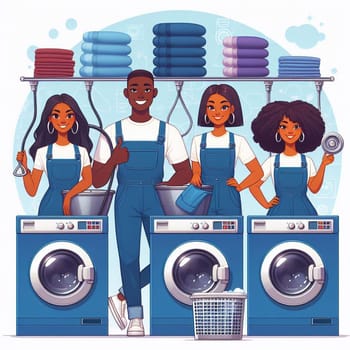 Dry cleaning services at home for the washing clothes