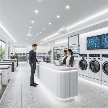 Dry cleaning services at home for the washing clothes