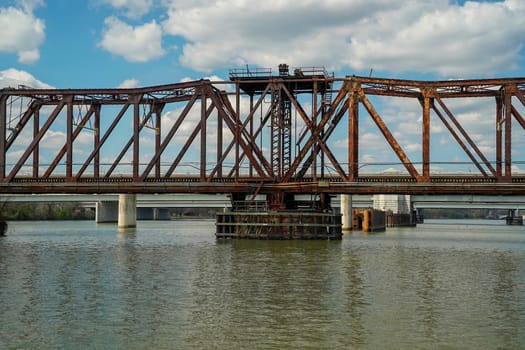 Long Bridge view from a cruise on potomac river washignton dc on riverboat water taxi