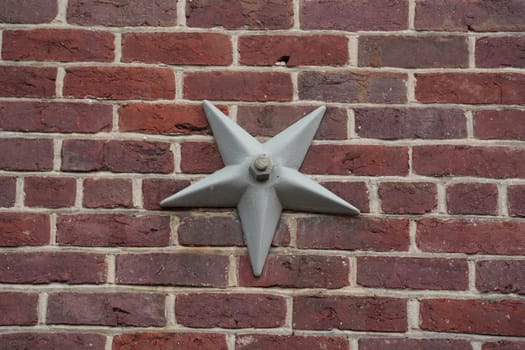 wall detail of Williamsburh Virgina historical houses USA