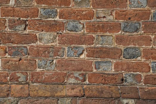 wall detail of Williamsburh Virgina historical houses USA