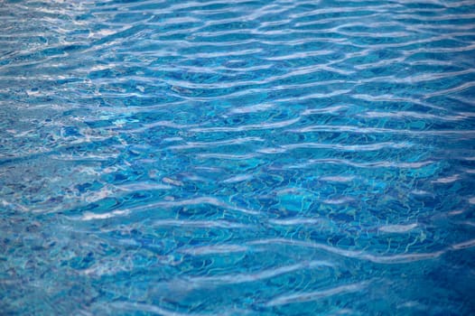 Beautiful sun reflections of water in the pool. Blue water. Background. Pure water.3