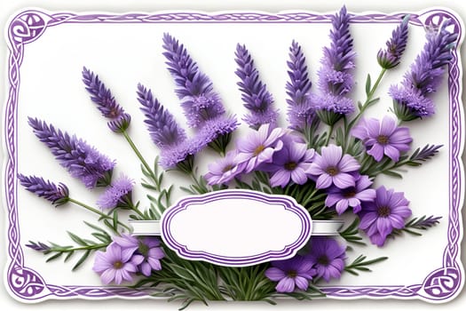 Bouquet of colorful bright flowers, isolated on a white background.