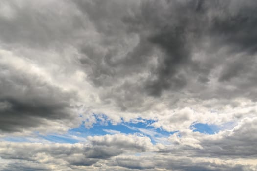 Blue sky and White cloud nature background.5