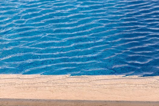 surface of blue swimming pool,background of water in swimming pool. 6