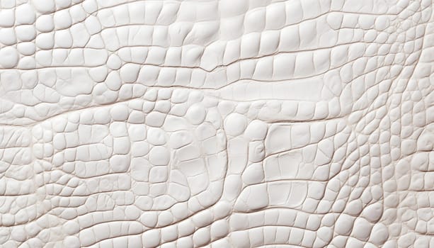 White crocodile skin texture background. High quality photo