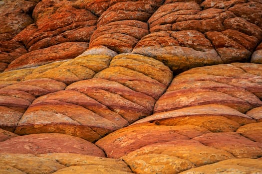 Unusual sandstone formations produced by erosion are evident at South Coyote Buttes at The Paria Vermillion Cliffs National Monument, Arizona