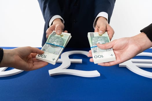 The delegated person spends the necessary cash from government funds to save the economy affected by the restrictions related to the coronavirus.