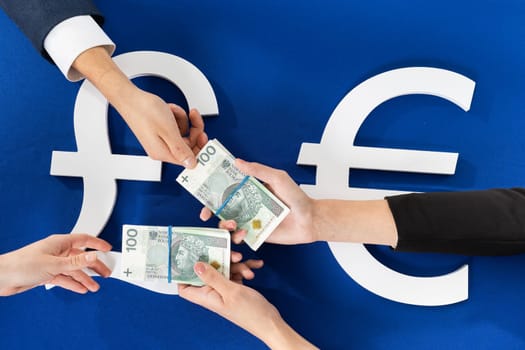 Transferring money inside the European community and outside it through cash operations.