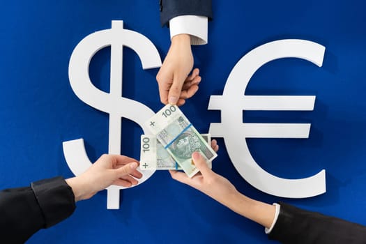 Currency exchange during financial transactions in different currencies often causes large commissions for intermediaries.