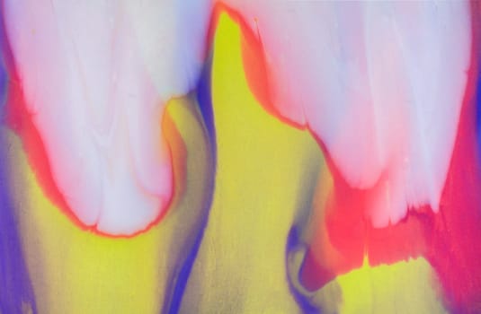 Fluid art texture. Background with abstract mixing paint effect. Liquid acrylic picture that flows and splashes. Mixed paints for interior poster.