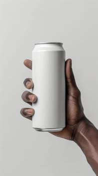 Mockup aluminium can product. Beverage product with copy space.