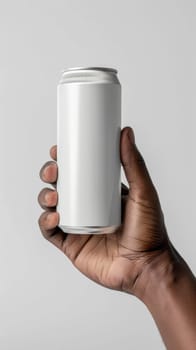 Mockup aluminium can product. Beverage product with copy space.