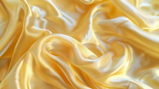Soft light yellow silk abstract background shining.