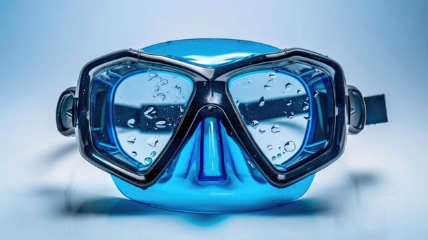 Scuba diving mask. Scuba diving equipment AI
