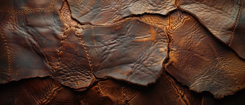 Vintage leather texture with natural patina, great for heritage and classic themed projects.