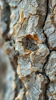 The texture of bark on an ancient tree, showcasing the passage of time and nature's resilience.