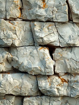 Rough texture of a limestone cliff, suitable for rugged and natural backgrounds.