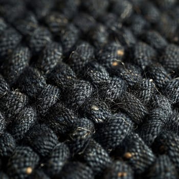 Close-up of woven fabric texture, suitable for fashion and textile backgrounds.