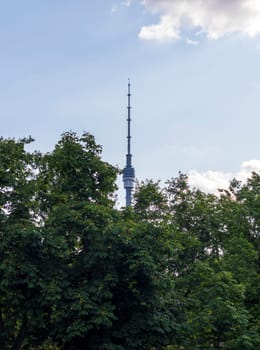 Shot of the television tower