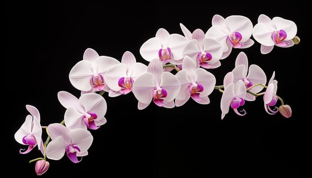 Orchid plant in full bloom. High quality photo