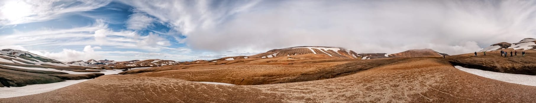 Iceland Landmannalaugar - Posmork trekking lava panorama