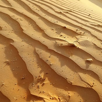 Warm desert sand patterns at sunset, perfect for natural and abstract backgrounds.