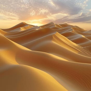 Warm desert sand patterns at sunset, perfect for natural and abstract backgrounds.