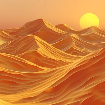 Warm desert sand patterns at sunset, perfect for natural and abstract backgrounds.