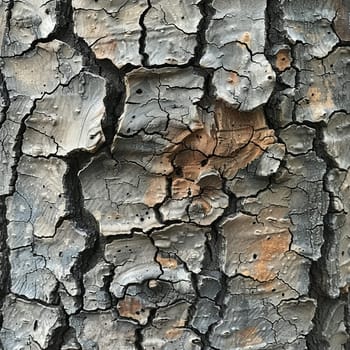 The texture of bark on an ancient tree, showcasing the passage of time and nature's resilience.