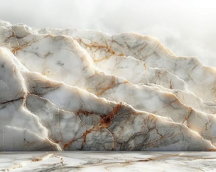 Smooth marble surface in natural light, perfect for elegant and luxury background.