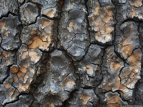 The texture of bark on an ancient tree, showcasing the passage of time and nature's resilience.