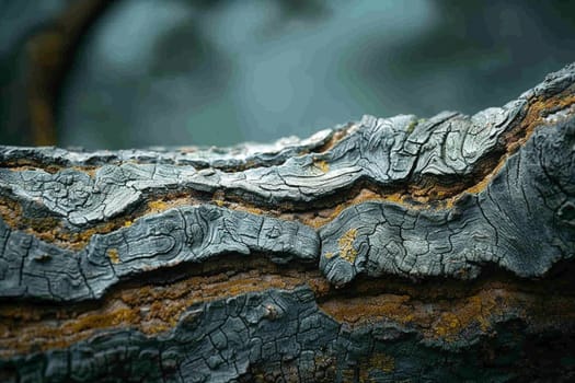 The texture of bark on an ancient tree, showcasing the passage of time and nature's resilience.