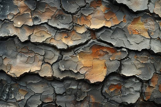 The texture of bark on an ancient tree, showcasing the passage of time and nature's resilience.