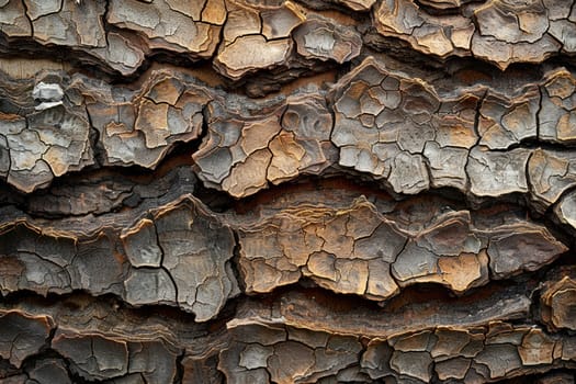 The texture of bark on an ancient tree, showcasing the passage of time and nature's resilience.