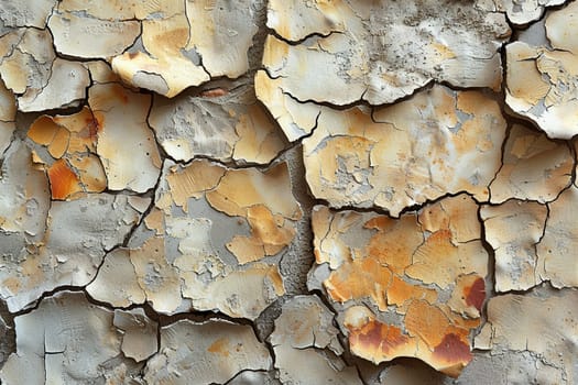 Old plaster wall with cracks and texture, great for historical and textured backgrounds.