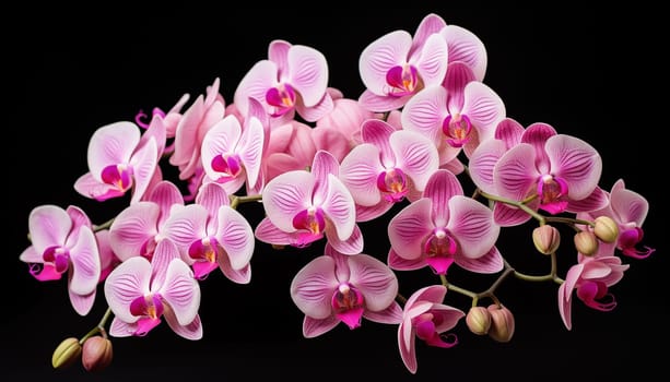 Orchid plant in full bloom. High quality photo